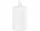 Svíčka MagicHome, LED, na hrob, bílá, 2xAA, 5,5x10,5 cm, ...