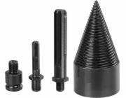 Tŕň Strend Pro, štiepací klin, kužeľ, 60 mm, 3x adaptér, na drevo