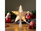 Hviezda MagicHome Vianoce, 10x LED, zlatá, 2xAA