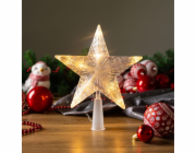 Hviezda MagicHome Vianoce, 10x LED, zlatá, 2xAA