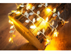 Reťaz MagicHome Vianoce Leafdeco, 20x mLED teplá biela, 2...