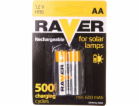 Batéria RAVER SOLAR HR6, nabíjateľná batéria, 600 mAh, ba...