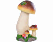 MagicHome dekorace, Dubáky, houba, polyresin, 13,7x11,6x24,7 cm