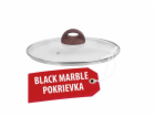 MagicHome Černá mramorová linka, 24 cm