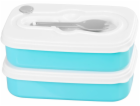 MagicHome Lunchbox, čtvercový, 2 kusy, s vidličkou/lžící,...