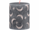 Sviečka Bolsius Rustic, valcová, Vianoce, Slate Blue, 80/...