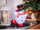 MagicHome Vánoční dekorace, Sněhulák, 30x LED, studená bí...