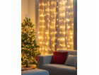 MagicHome Vánoční záclonový řetěz, 160x LED teplá bílá, 2...