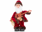 MagicHome Vánoční dekorace, Santa s kytarou, 3xAAA, 35 cm...
