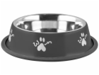 MagicHome Woof miska 19 cm, 400 ml, černá, pro psy