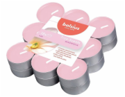 Svíčky Bolsius Tealight True Scents, čajové svíčky, vonné, magnolie, balení. 18 ks
