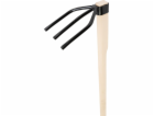 Motyka Strend Pro, třírohá, dřevěná násada 120 cm