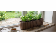 Květináč BOARDEE Case 587x144x130 mm, hnědý