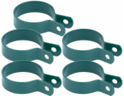 Strend Pro METALTEC svorka, 48 mm, zelená, RAL6005, pro kulatý sloupek, balení. 5ks
