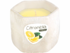 Citronelová svíčka, cement, 85 g, repelent, 90x75 mm