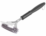 Strend Pro Grill BBQ Brush, s ocelovým drátem, na čištění grilu, se škrabkou, 41,5x16x8,8 cm