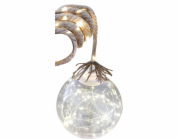 Dekorace MagicHome Christmas Balldeco, koule na laně, 50x mLED teplá bílá, 3xAA, IP20, interiér, osv