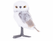 MagicHome Vánoční sova, šedá, 13 cm