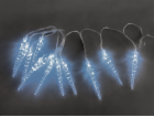 MagicHome Vánoční řetěz Icicle, 12x LED studená bílá, 12 ...