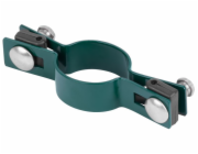 Strend Pro EUROSTANDARD, 38 mm, průběžný, zelený, Zn+PVC, RAL6005, pro kulatý sloupek
