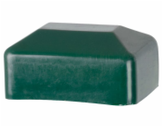 Čepice Strend Pro EUROSTANDARD, na hranatý sloupek, čepička, plastová, zelená, 60x40 mm