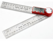 Pravítko Strend Pro, digitální, úhlové 200 mm, nerezová ocel, INOX, úhelník