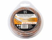 Silon na kosení ProCom Ultimate 2,4 mm, D-15 m, hranatá spirála