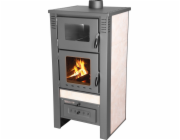 Kachle Pro TAURUS Ceramic, béžové, 12 kW, 120 mm, s troubou na pečení