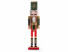 Figurka MagicHome Vianoce Woodeco, 38 cm, Louskáček s čep...