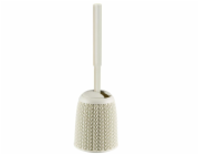 Toaletní kartáč, Curver® KNIT, krémový, 14x43, WC