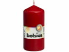 Svíčka Bolsius Pillar 120/60 mm, válcová, červená