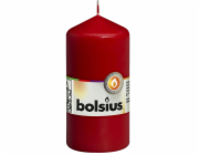 Svíčka Bolsius Pillar 120/60 mm, válcová, červená