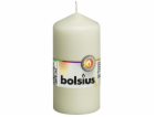 Svíčka Bolsius Pillar 120/60 mm, válcová, krémová