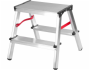 Schůdky Strend Pro DD2, 2x2 stupně, 125 kg, ALU, oboustranné, bez madla