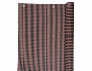 Polyratan 77 0,9x3 m, UV, 800 g/m2, hnědočerný, zastínění balkonu, se síťovinou