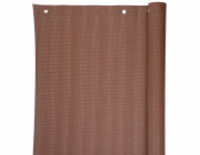Polyratan 77 0,9x3 m, UV, 800 g/m2, hnědý, zastínění balkonu, se síťovinou