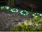 Lampa Strend Pro 6155, Trávníkové desky 4 ks, 24 cm, solá...