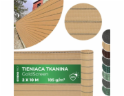 Stínicí tkanina GoldScreen WE 2x10 m, UV, 185 g/m2, béžová