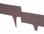 Palisádový kámenPalisáda L-2,37 m, tmavě hnědá, balení. 3 ks, 790x95/200 mm, UV
