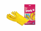 Rukavice York 092020, 08/M, žluté, pro domácnost