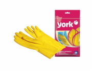 Rukavice York 092020, 08/M, žluté, pro domácnost