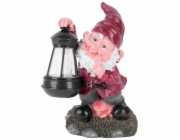Dekorace Strend Pro Gecco, trpasličí, 17x16x27 cm, keramická, solární, 1 LED, AA