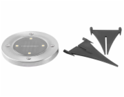 Lampa Strend Pro Gruid, 115x140 mm, solární, 4x LED, AA, balení. 2 ks