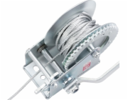 Strend Pro HW-100-400, ráčnový naviják, ruční, ocelové lano L-8 m/4,5 mm, max. 400 kg