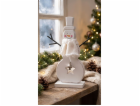 Dekorace MagicHome Christmas Woodeco, Sněhulák bílý, bal....