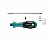 Šroubovák Whirlpower® 96-8402, 1/4", 150 mm, QuickBit, 4v1