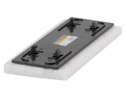 Strend Pro T9201, 250x120x20 mm, plsť, bílá