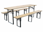 Pivní set DORTMUND Max, stůl 220x70x77 cm, 2x lavice 220x...