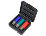 Sada nástrčných hlavic Whirlpower® 1274-0603, 3 kusy, 1/2", 17-19-21 mm