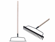 Zahradní hrábě Strend Pro R101, 18 zubů, dřevěná násada 1600 mm